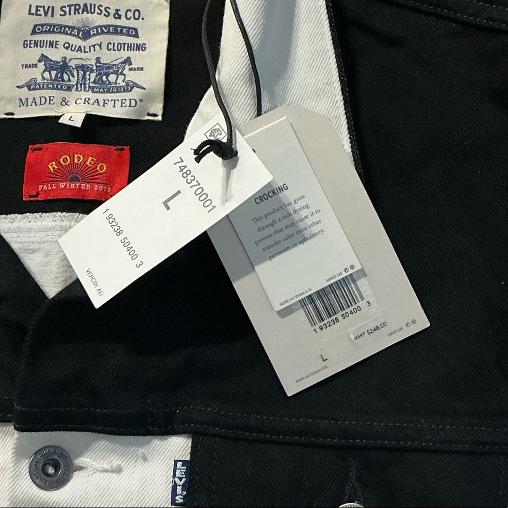 Title: Levi's Made & Crafted Rodeo Boxy Type 3 Trucker Jacket - NWT - L - Picture 3 of 10